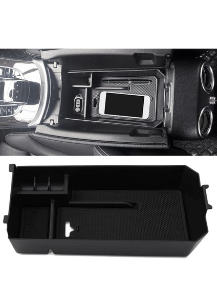 Mercedes Benz C W205 2015-2021 ve Glc W253 2016-2021 Araba Merkez Konsolu Koltuk Saklama Kutusu Organizatör Tepsisi Ekle (Yurt Dışından) modelleri