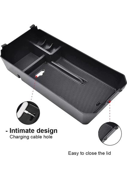 Mercedes Benz C W205 2015-2021 ve Glc W253 2016-2021 Araba Merkez Konsolu Koltuk Saklama Kutusu Organizatör Tepsisi Ekle (Yurt Dışından) indirimleri