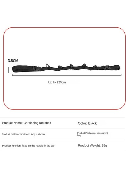 Araç Balıkçı Çubuk Tutucu Ağır Dereceli Naylon Kayış Ayarlanabilir Araç Çatı Kemeri Arabalar Için Balıkçı Kutup Rafı Vagonlar 4 Pcs (Yurt Dışından)