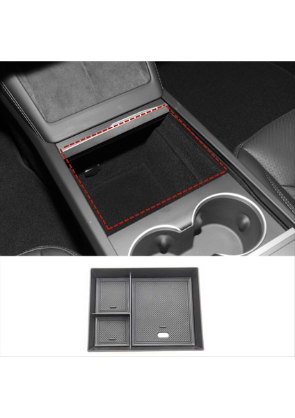 Tesla Model 3 Için Highland 2024 Merkez Konsolu Organizatör Tepsi Depolama Kutusu Iç Aksesuarlar (Yurt Dışından) modelleri