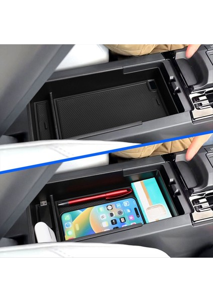 Toyota Prius Için Merkez Konsol Organizatörü 60 2023 2024 Kolçak Saklama Kutusu Tepsi Aksesuarları Ekle (Yurt Dışından) modelleri