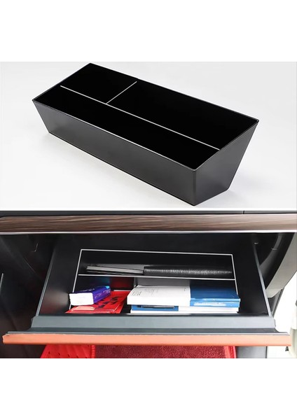 Toyota Prado 2010-2020 Için Ortak Pilot Depolama Kutusu Bölme Tepsisi Depolama Kutusu Iç Modifikasyon (Yurt Dışından) fırsatları