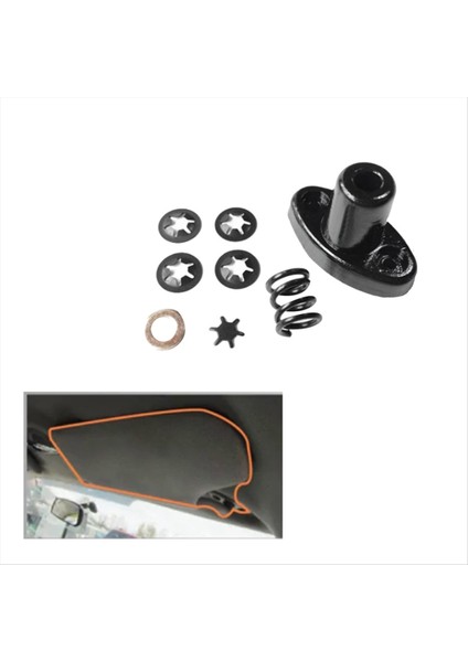 Jeep Wrangler Için 1997-2002 Araba Sun Visor Onarım Kiti 924-531 5EP35LAZAE 5EP35LRK5AE Araba Aksesuarları (Yurt Dışından) fiyatları