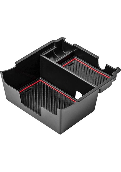 Subaru Crosstrek Impreza Için Orta Konsol Organizatör Tepsisi 2017-2022 Kolçak Ikincil Saklama Kutusu Aksesuarları Kırmızı (Yurt Dışından)