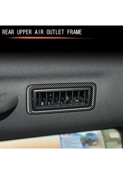 Araç Arka Çatı Klima Çıkış Çerçevesi Klima Toyota Için Hava Çıkışı Trim Etiketi Prado LC250 2024 Karbon Fiber (Yurt Dışından) indirimleri