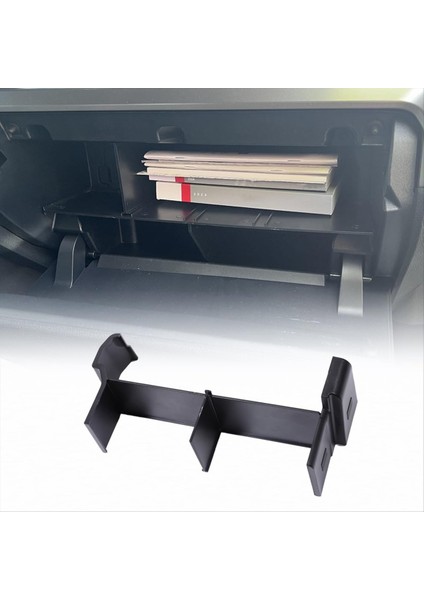 Toyota Tacoma 2024 Için Eldiven Kutusu Bölücüler Insert Depolama Bölücü Organizatör Aksesuarları ile Yolcu Eldiveni Saklama Kutusu (Yurt Dışından) fiyatları