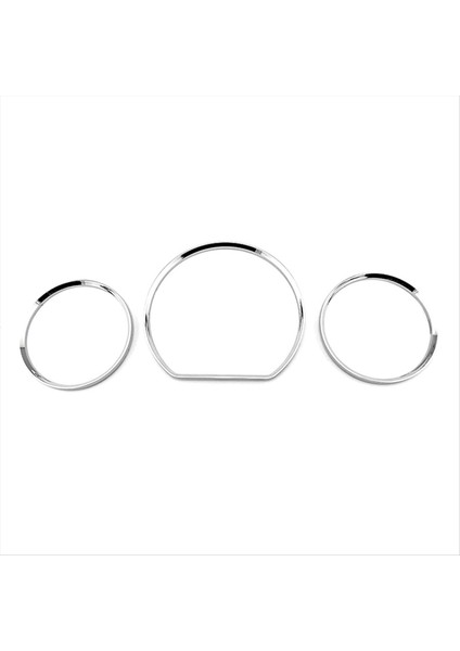 3pcs Gauge Dial Dash Küme Yüzükleri Gösterge Tablosu Kapak Destek Trim Mercedes Bezı W210 W208 2000-2002 (Yurt Dışından)