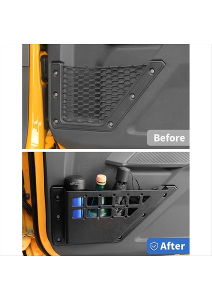 Ford Bronco Için Ön Kapı Depolama Cepleri 2021-2025 Kapı Yan Organizatör Ek Aksesuarlar Ekle (Yurt Dışından) fiyatları