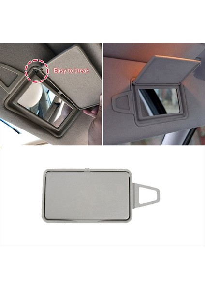 1paır Araç Sun Visor Gölge Makyaj Mercedes Benz E Sınıfı Için Kozmetik Ayna Kapağı W211 2003-2008 2118100310 2118100410 (Yurt Dışından) fırsatları