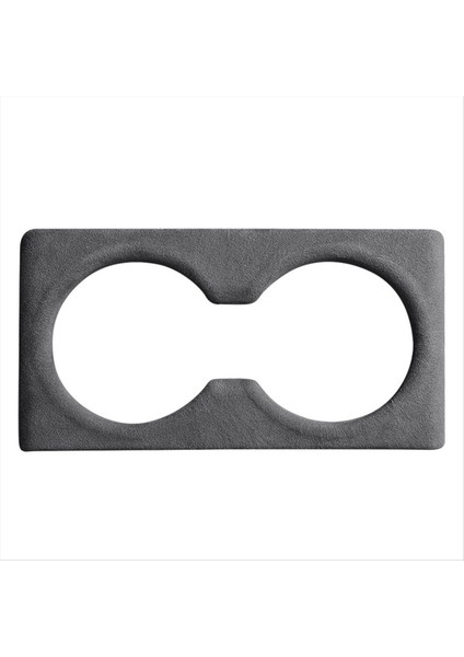 Tesla 2024 Model 3 Highland Otomobil Arka Arka Köprü Su Kupası Kapak Süet Süet Arka Sıra Kupa Tutucu Yama Aksesuarları (Yurt Dışından)