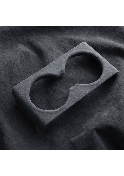 Tesla 2024 Model 3 Highland Otomobil Arka Arka Köprü Su Kupası Kapak Süet Süet Arka Sıra Kupa Tutucu Yama Aksesuarları (Yurt Dışından) modelleri