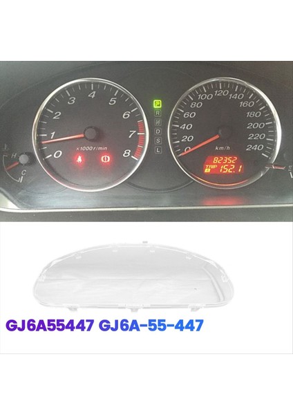 Mazda 6 2002-2007 GG6A5555447 GJ6A-55-447 Göstergeler Şeffaf Kabuk (Yurt Dışından) fiyatları