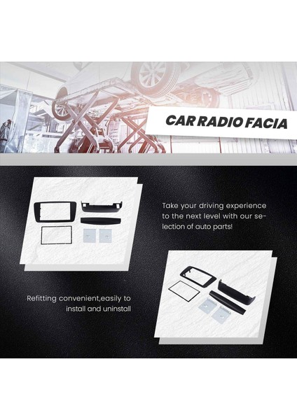 Mercedes Için Araba Facia Benz A B Klasse W176 W246 2013-2015 Radyo DVD Stereo CD Panel Dash Kit Trim Fasya Plaka Çerçevesi (Yurt Dışından) fiyatları