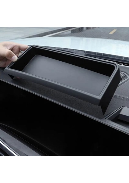 Bmw 3 Seri 4 Seri I3 I4 2023 2024 Için Araba Gösterge Paneli Gezinme Ekranı Arka Depolama Kutusu Tepsisi Iç Aksesuarlar (Yurt Dışından) modelleri