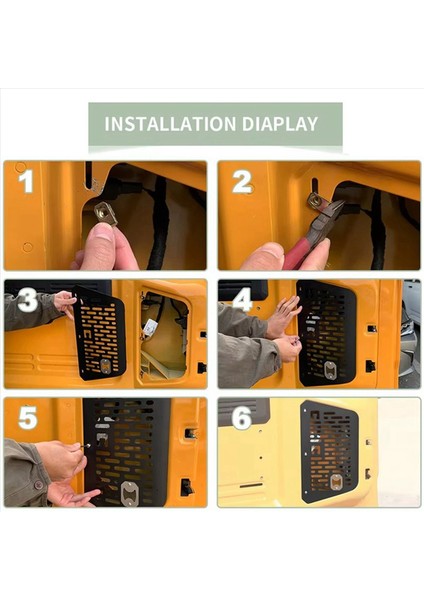 Araba Bagaj Kapağı Egzoz Kapağı Plaka Arka Kapı Hava Çıkışı Havalandırma Kapak Paneli Ford Bronco 2021-2024 Aksesuarlar (Yurt Dışından) indirimleri