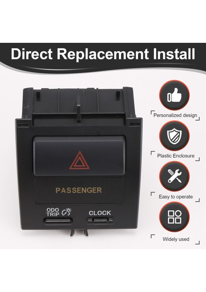 Araba Gösterge Tablosu Acil Durum Anahtarı Düğmesi Montaj Toyota Vios Yaris Için Llight Düğmesi Uyarı Llight Düğmesi (Yurt Dışından) fırsatları