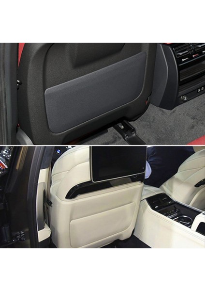 Araba Koltuğu Arka Panel Backrest Depolama Cep Kapağı Bmw 5 6 7 Serisi G30 G38 2018-2023 G12 G32 Siyah (Yurt Dışından) fırsatları