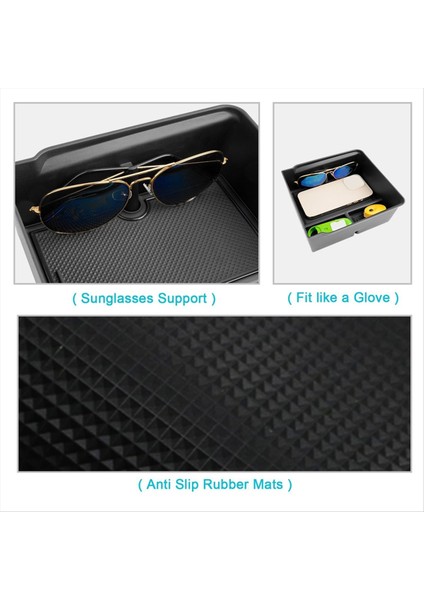 Tesla Model 3 2024 Highland Console Arm -Some Gizli Çekmece Depolama Kutusu Aksesuarları Için Merkez Konsol Organizatör Tepsileri (Yurt Dışından) modelleri