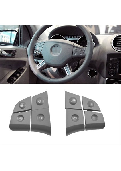 Mercedes Için Araç Direksiyon Simidi Kontrol Anahtarı Düğmesi Benz W164 ml Gl B/r Sınıfı W251 W245 Gri (Yurt Dışından) fiyatları