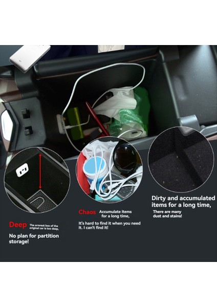 Golf Için Araba Merkezi Kolçak Saklama Kutusu 8 Mk8 Cd1 2020 -2022 Merkez Konsol Akıllı Organizatör Tutucu Lhd (Yurt Dışından) fiyatları