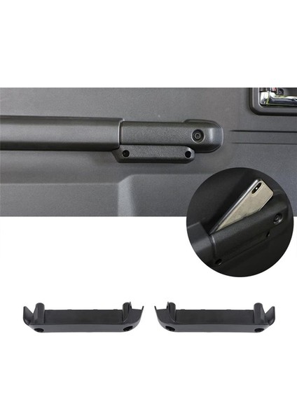Suzuki Jimny Için Araba Kapı Tutucu Kolçak Depolama Kutusu 2019 2020 2021 2022 JB64 JB74 Iç Aksesuarlar Abs Siyah (Yurt Dışından) fiyatları