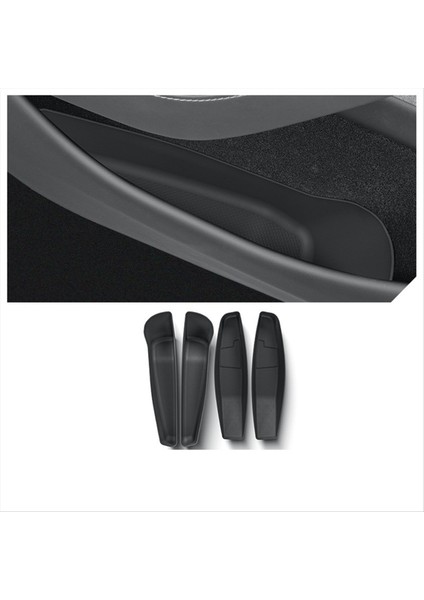 Tesla Için Araç Kapısı Yan Secutasyon Kutusu Model Y Juniper 2025 Ön Arka Kapı Kolu Yuva Tepsisi Araba Iç Aksesuarları (Yurt Dışından) fırsatları