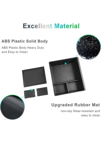 Mg Hs/mg Ehs Ev 2018-2024 Merkez Konsolu Organizatör Kolçak Saklama Kutusu Torsiyeri Kutusu Iç Aksesuarlar Için 2x (Yurt Dışından) indirimleri