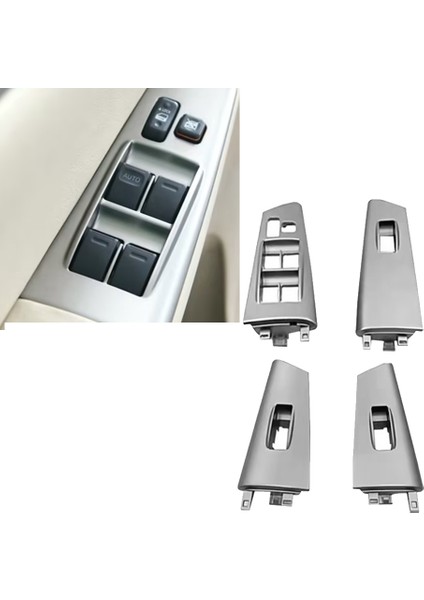 Araba Sağ Ön Pencere Kilidi Cam Asansör Anahtar Paneli Kapak 74232-02E60-B0 74231-02E00 Toyota Corolla 2007-2013 Lhd (Yurt Dışından) fiyatları