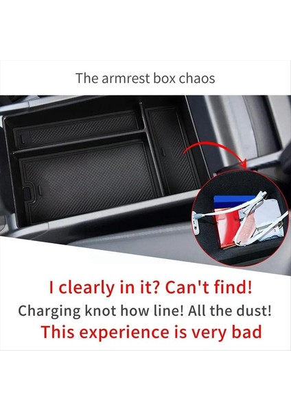 Otomobil Merkezi Konsol Kolçak Saklama Kutusu Organizatör Konteyner Tepsisi Honda Zr-V Hr-V-V 2023 (Yurt Dışından) modelleri
