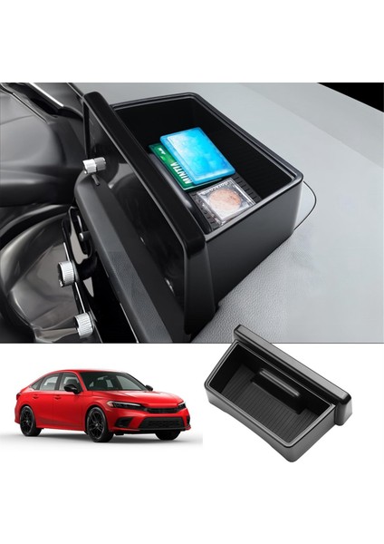 Honda Civic 2022-2024 Gösterge Paneli Depolama Kutusu Tepsisi Aksesuarları (9 Inç Dokunmatik Ekrana Uygun) Için Merkez Konsol Dash Organizer (Yurt Dışından) modelleri