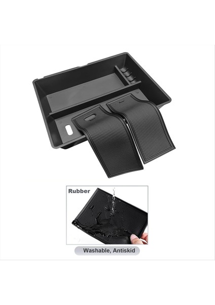 Nissan Armada Için 2021-2023 Infiniti QX80 2022 2023 Merkez Konsol Organizatör Kol Tabanı Saklama Kutusu Tepsi Aksesuarları (Yurt Dışından) fırsatları