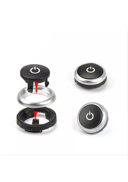 Araba Radyosu Anahtarı Knob CD Makine Anahtarı Düğmesi 64119350272 Bmw 5 7 Serisi X5 X6 F02 F07 F10 F15 F16 (Yurt Dışından) fiyatları