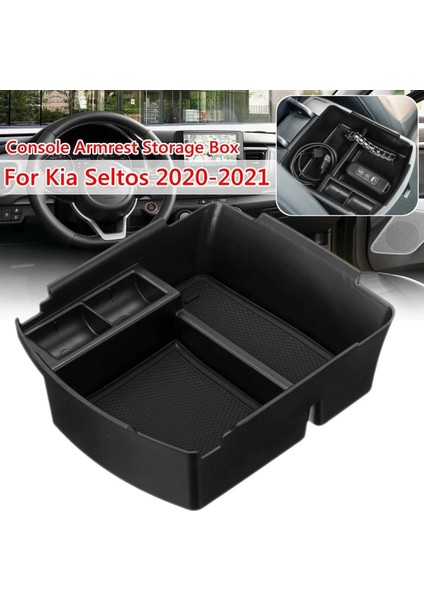 Kia Seltos 2020 2021 Kolçak Ikincil Depolama Kutusu Ekle Merkez Konsol Organizatör Tepsisi (Yurt Dışından) fiyatları