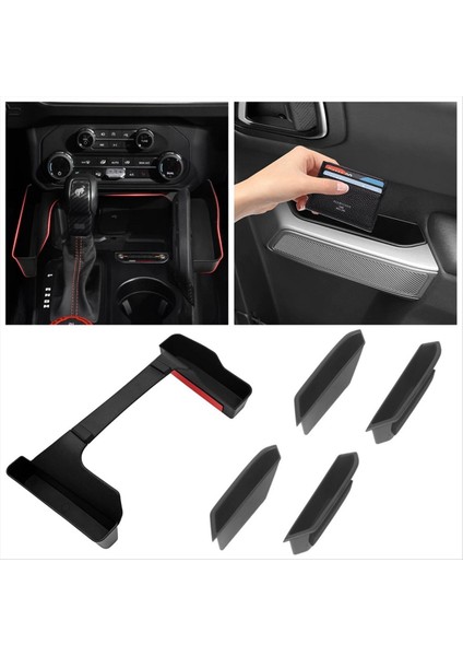 Araba Kapı Tutucu Saklama Kutusu Merkezi Konsol Dişli Vites Saklama Kutusu Tepsisi Ford Bronco 2021 2022 2023 Aksesuarlar (Yurt Dışından) modelleri