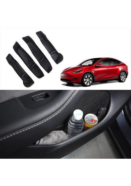 Tesla Model Y 2020-2024 Aksesuarları Için Araba Kapısı Tepsisi Yan Depolama Kutusu Organizatörü (Yurt Dışından) fiyatları