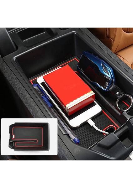 Bmw X3 G01 X4 G02 2018-2021 Otomobil Merkez Konsolu Koltuk Kutusu Kutu Kutusu Palet Tepsi Konteyneri Kauçuk Matlı (Yurt Dışından) indirimleri