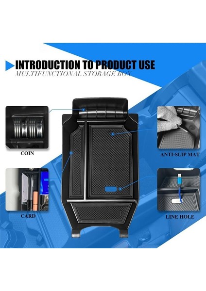 2023 Honda Accord Center Console Organizer Ekle Iç Aksesuarlar (Yurt Dışından) fırsatları