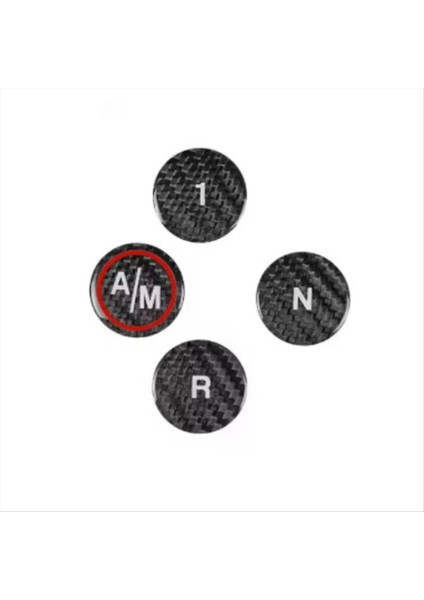 Karbon Fiber Araba Dişli Vites Düğmesi Kapak Fiat Için Dekoratif Çıkartma 500 Abarth 595 695 Iç Aksesuarlar B Lhd (Yurt Dışından)