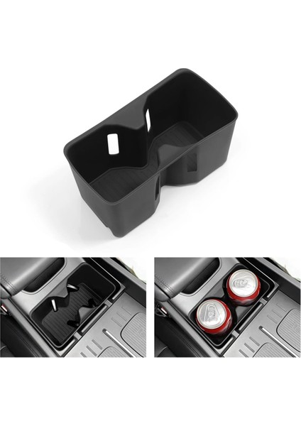Araba Su Kupası Tutucu Merkezi Kontrol Içecekleri Hyundai Santa Fe 2024 Iç Aksesuarlar Için Silikon Depolama Tepsisi (Yurt Dışından) fiyatları