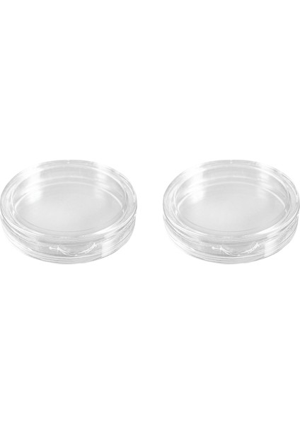 20 Pcs Küçük Yuvarlak Şeffaf Plastik Para Kapsülleri Kutu 25MM ve 40MM (Yurt Dışından)