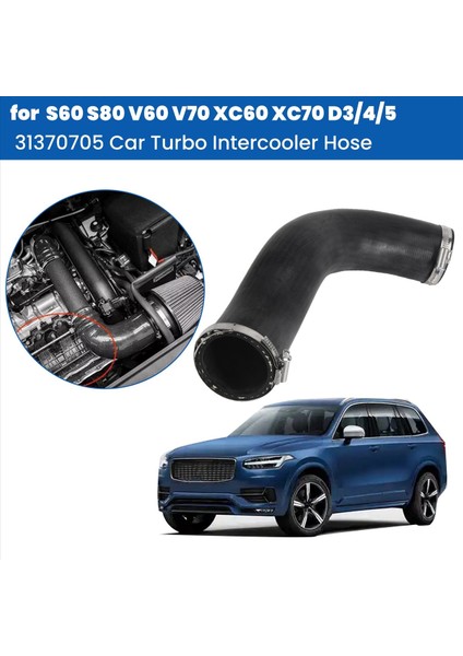 31370705 Araba Turbo Intercooler Hortumu Için Volvo S60 S80 V60 V70 XC60 XC70 D3/4/5 (Yurt Dışından) fırsatları