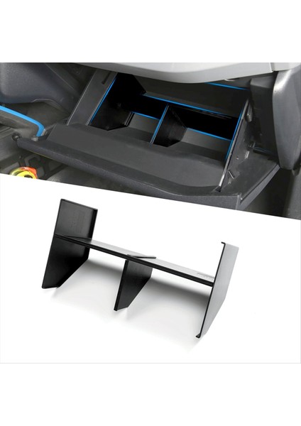 Ford Bronco 2021-2024 2/4 Kapalı Aksesuarlar Için Eldiven Kutusu Bölücüler Organizatörü Yan Depolama Bölücüler Depolama Kutusu Takma (Yurt Dışından) fiyatları