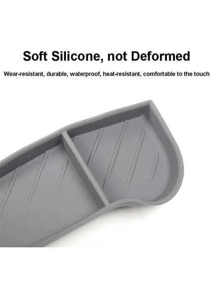 2pcs Tesla Model x 2023 Namlu Tutucu Organizatör Konteyner Telefon Tutucu Silikon Gri (Yurt Dışından) fırsatları