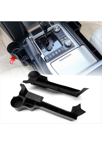 Toyota Land Cruiser LC200 2016-2020 Siyah Için Iç Otomobil Koltuğu Crevice Saklama Kutusu Kupası Tutucu (Yurt Dışından) fiyatları
