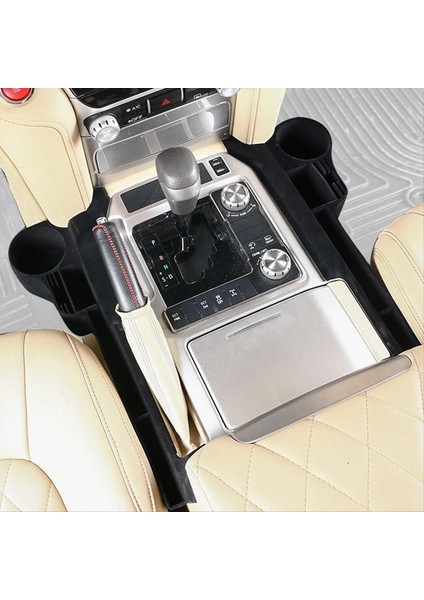 Toyota Land Cruiser LC200 2016-2020 Siyah Için Iç Otomobil Koltuğu Crevice Saklama Kutusu Kupası Tutucu (Yurt Dışından) fırsatları
