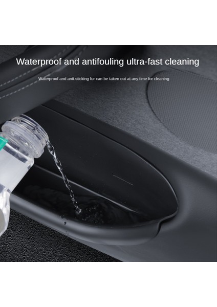 Tesla Model 3 Için Highland 2024 Kapı Depolama Kutusu Kapı Kolu Koltuk Tepsisi Saklama Kutusu Silikon Kapak Arka (Yurt Dışından) fırsatları