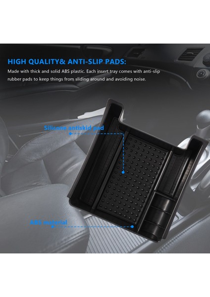 Arm Emri Ikincil Depolama Kutusu Eldiven Palet Merkezi Konsol Tepsi Organizatörü Volvo XC60 V60 S60 2009 2011 2012 2012 2013 2014 2016 2017/V60 S60 2018 (Yurt Dışından) modelleri