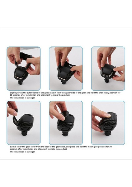 Toyota Alphard/vellfıre 40 Serise 2023+ Parlak Siyah Için Araba Dişli Vites Tut Kolu Kapak Dişli Vites Değiştirme Düğmesi Trim (Yurt Dışından) modelleri