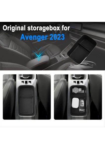 Orta Konsol Organizatörü Art Tabanı Saklama Kutusu Tepsisi Jeep Avenger Ev 2023 2024 Torpiye Kutusu Iç Aksesuarlar (Yurt Dışından) fırsatları