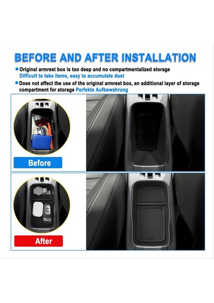 Orta Konsol Organizatörü Art Tabanı Saklama Kutusu Tepsisi Jeep Avenger Ev 2023 2024 Torpiye Kutusu Iç Aksesuarlar (Yurt Dışından) indirimleri